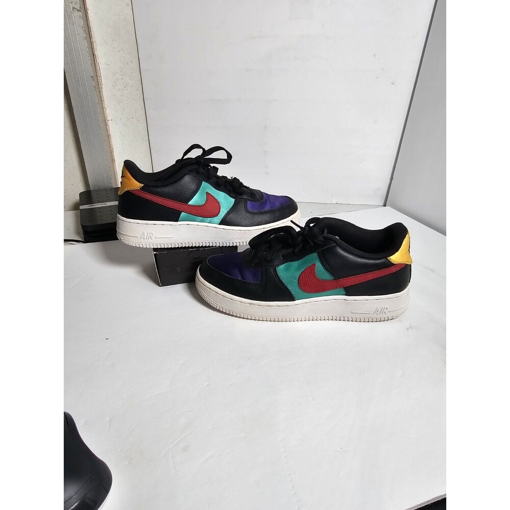 Nike Air Force 1 One Low EMB GS NBA WNBA Multicolor DN4178-001 6.5Y = 8 Women's - Picture 2 of 13